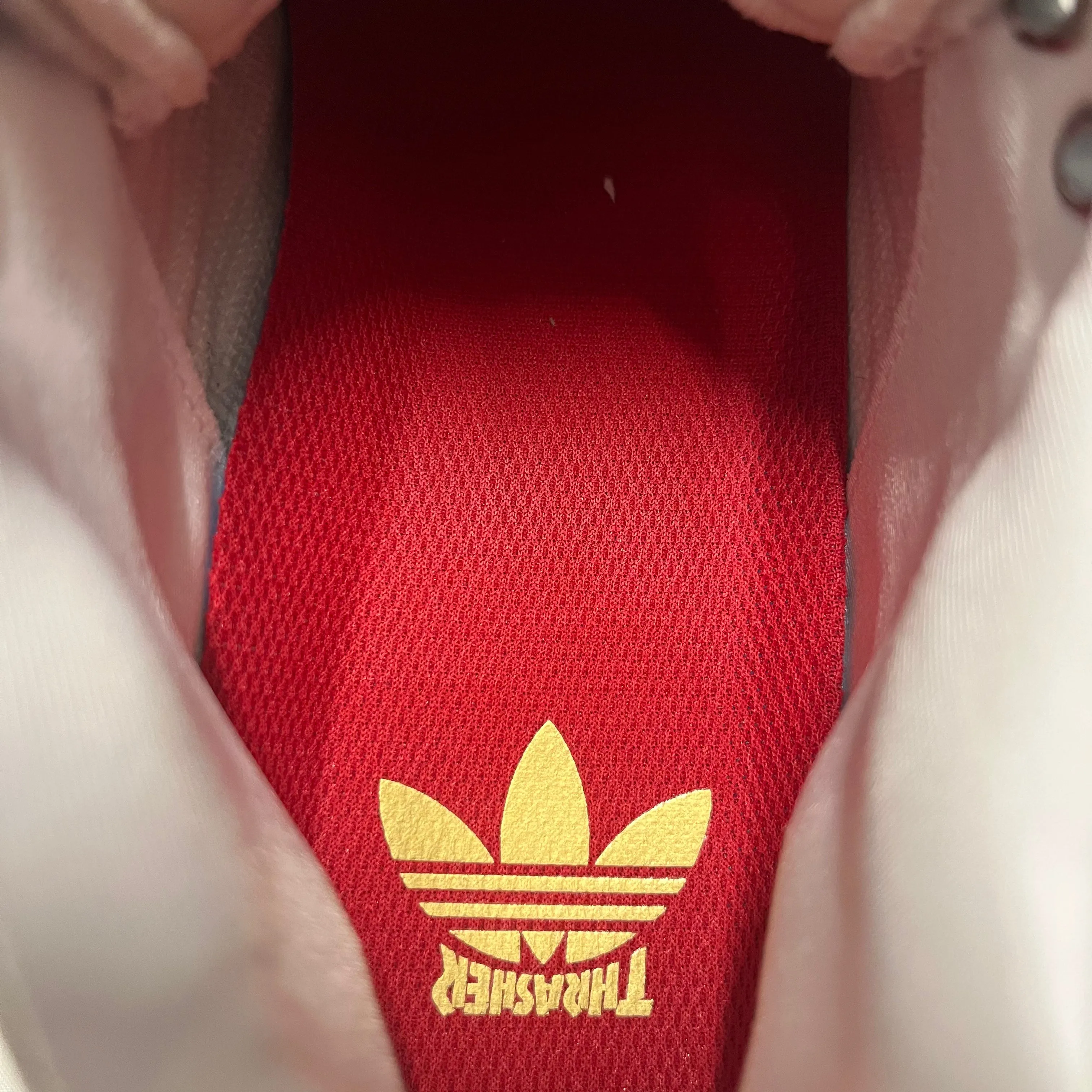 adidas/Low-Sneakers/US 11/Suede/WHT/Tyshawn x Thrasher