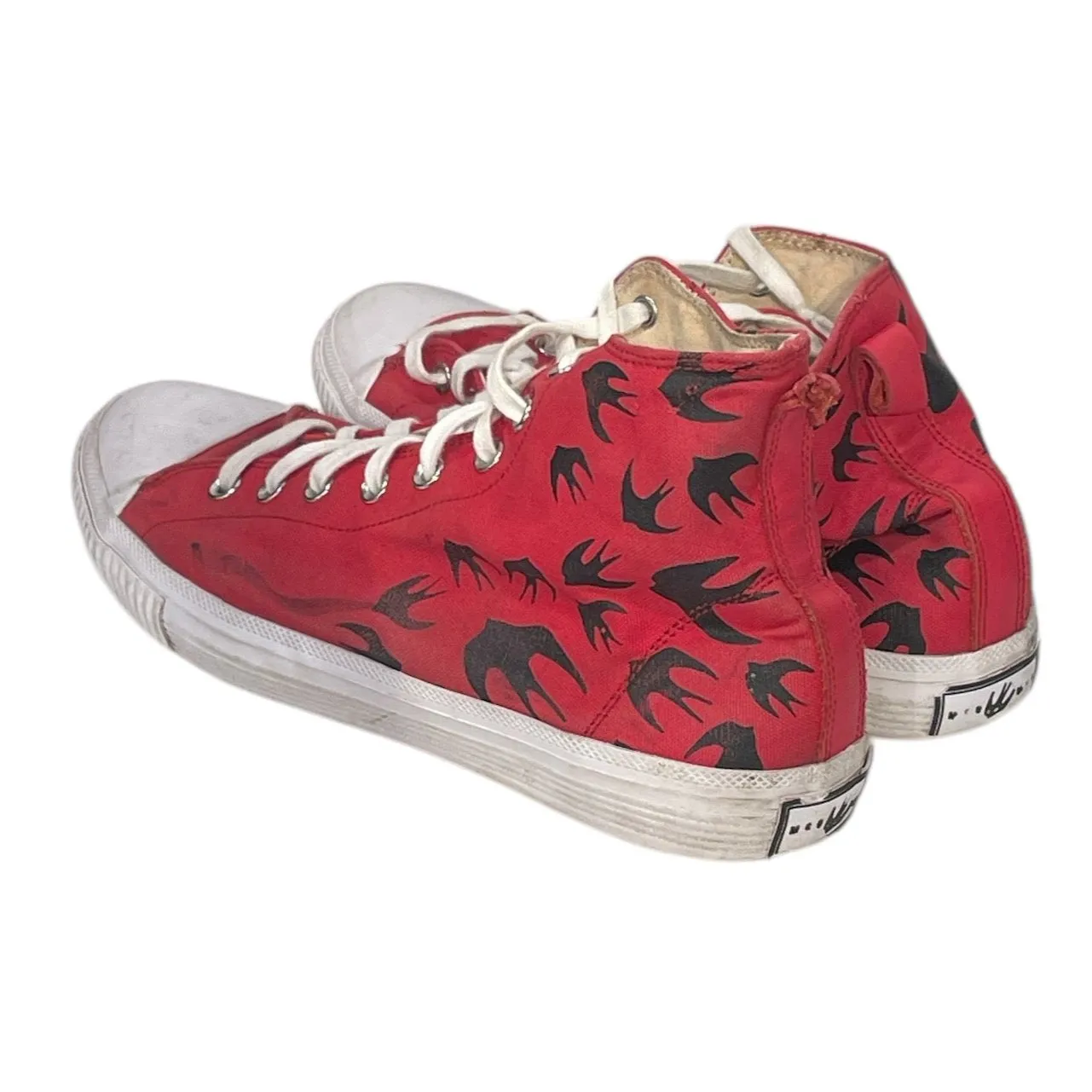 Alexander McQueen/Hi-Sneakers/EU 44/Cotton/RED/