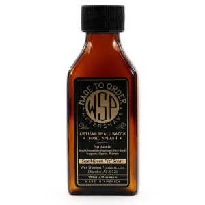 Artisan Small Batch Aftershave Tonic Splash - Scented to Order - 100 ml