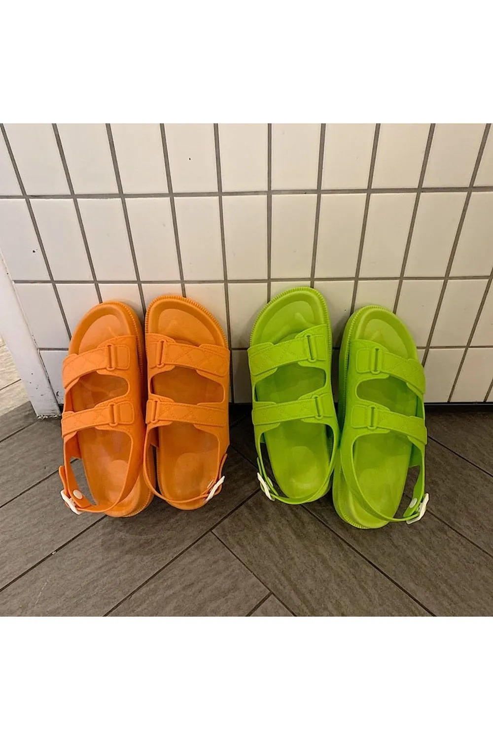 Beach Style Pastel Sandals