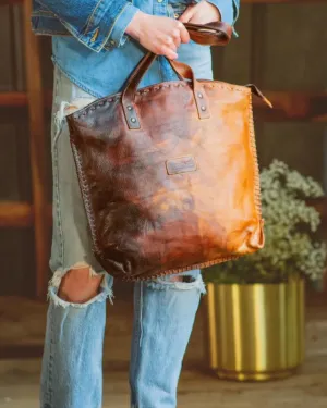 Bed St Skye II Leather Tote