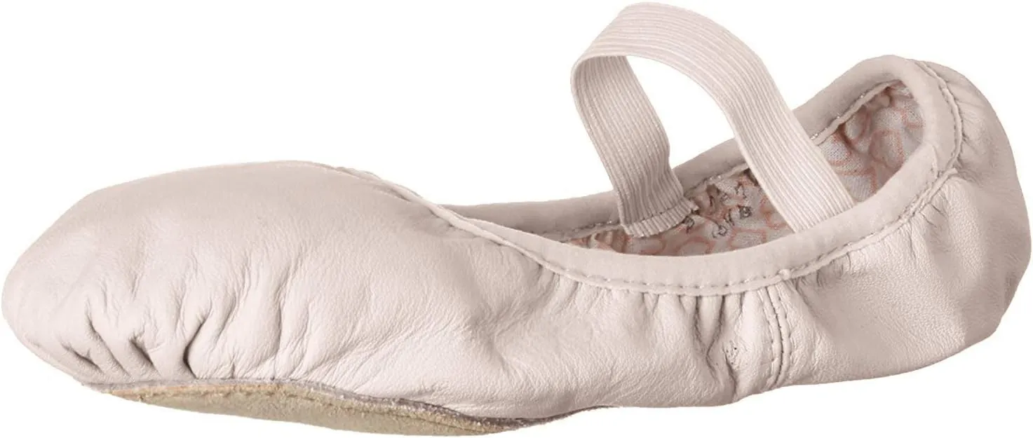 Bloch Girls Soft Leather Upper, Flexibility Full Suede Outsole, Pre-Sewn Elastic, 11.5 Wide Little Kid