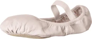 Bloch Girls Soft Leather Upper, Flexibility Full Suede Outsole, Pre-Sewn Elastic, 11.5 Wide Little Kid