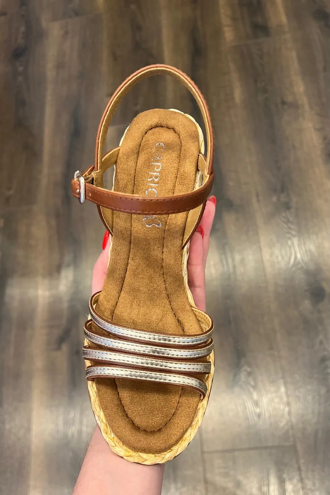 Caprice Raffia Sandal