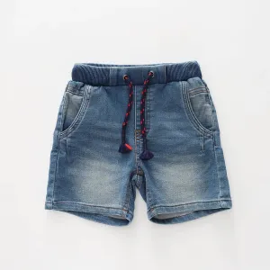 Denim Look Shorts