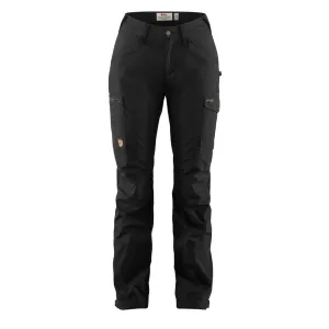 Fjallraven Womens Kaipak Curved Trousers Black