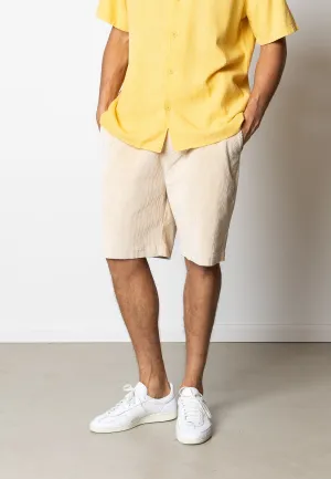 FOX CORDUROY SHORTS - Ecru