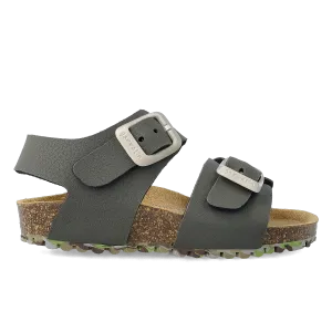 Garvalin Boy's Khaki Leather Sandals