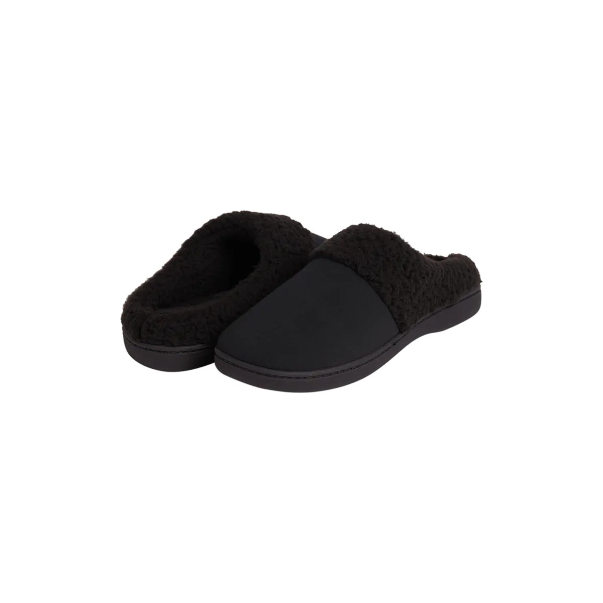 Hard Sole Slippers | Black