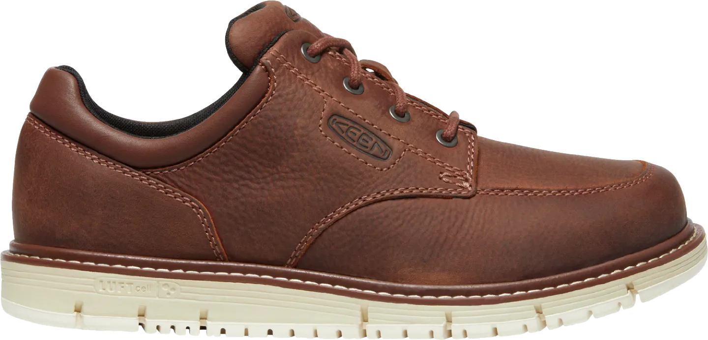 KEEN UTILITY SAN JOSE OXFORD SOFT TOE WORK SHOE GINGERBREAD/OFF WHITE 1026788
