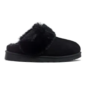 Mena - Flat Platform Winter Slippers For Women