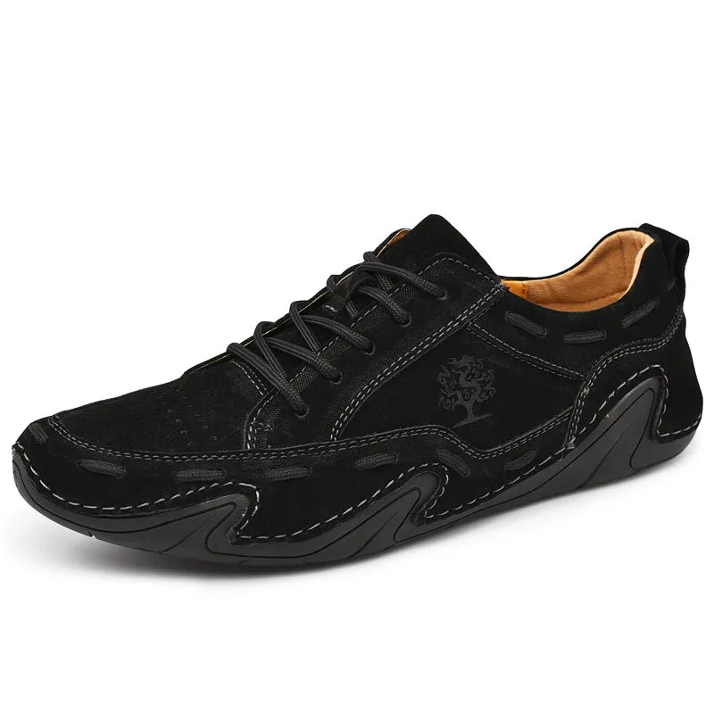Men's Handmade Leather Shoes Soft Casual Sports Shoes