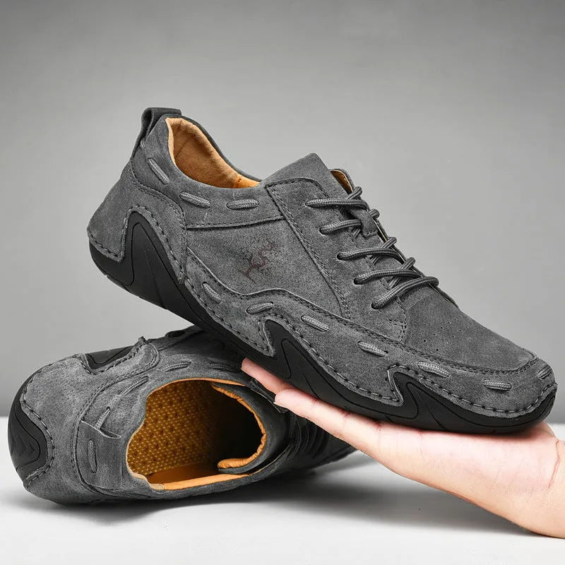Men's Handmade Leather Shoes Soft Casual Sports Shoes