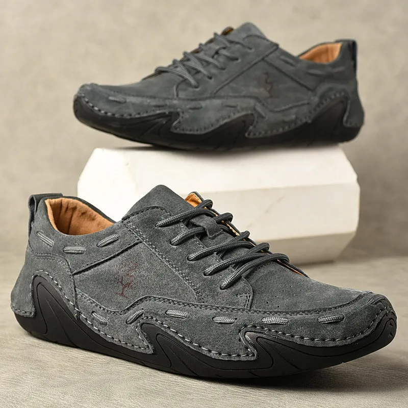 Men's Handmade Leather Shoes Soft Casual Sports Shoes