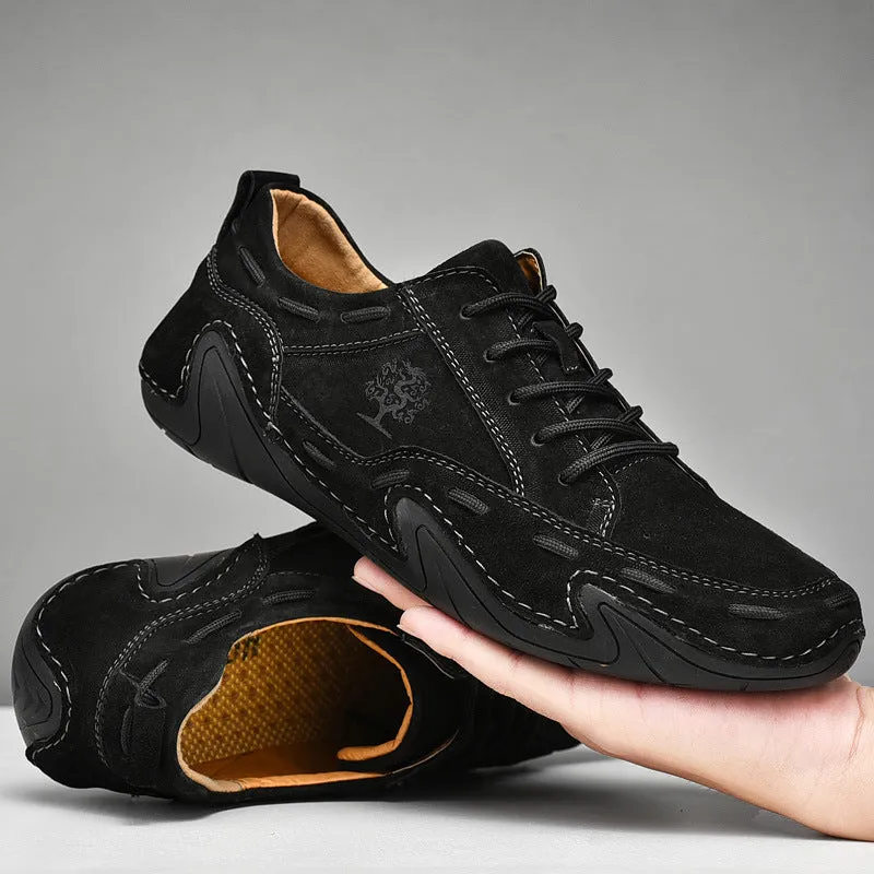 Men's Handmade Leather Shoes Soft Casual Sports Shoes