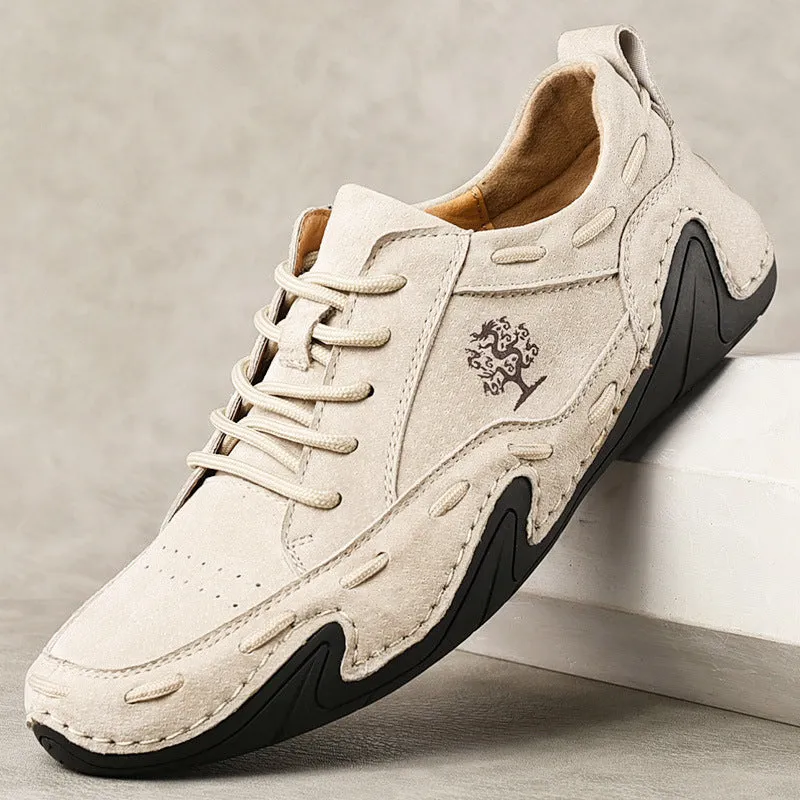 Men's Handmade Leather Shoes Soft Casual Sports Shoes