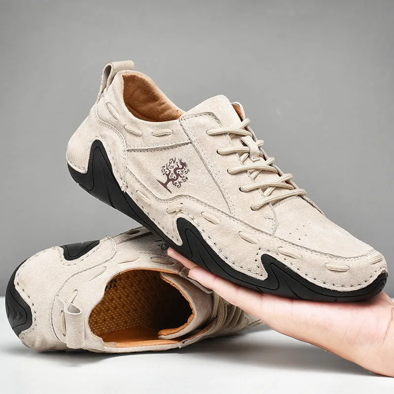 Men's Handmade Leather Shoes Soft Casual Sports Shoes