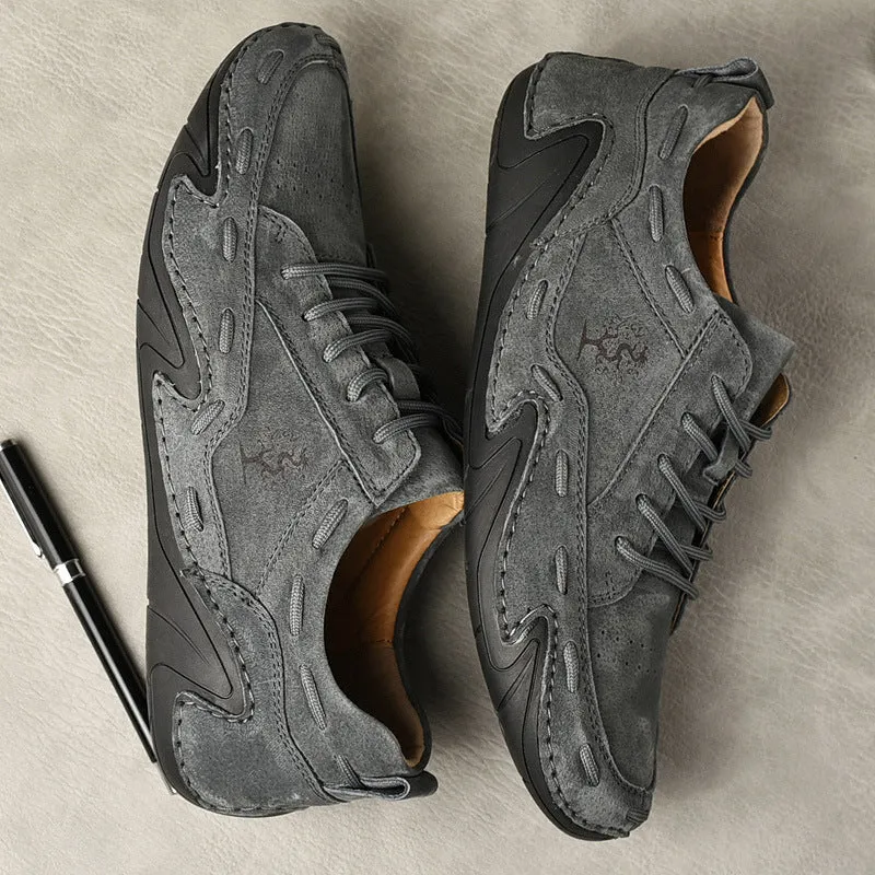 Men's Handmade Leather Shoes Soft Casual Sports Shoes