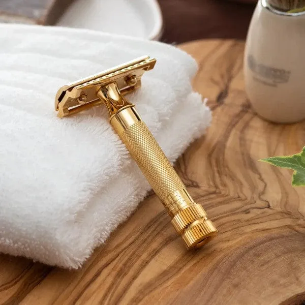 Merkur 34G Gold-Plated Double Edge Safety Razor