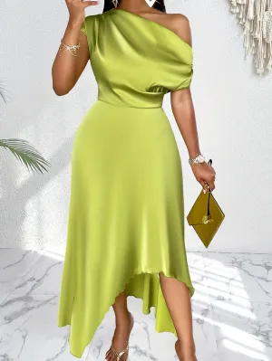 One-Shoulder Maxi Dress