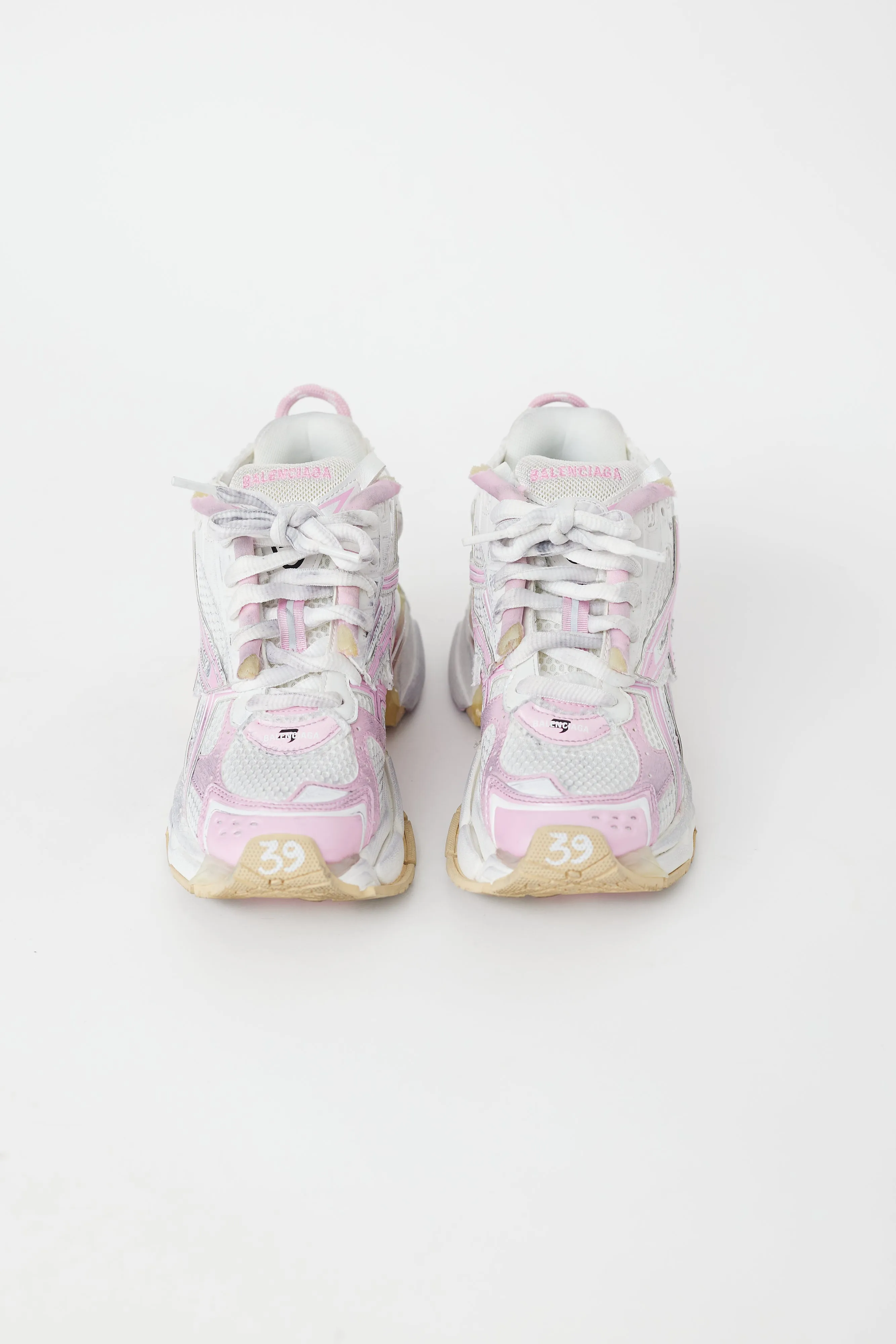 Pink & White Runner Sneaker