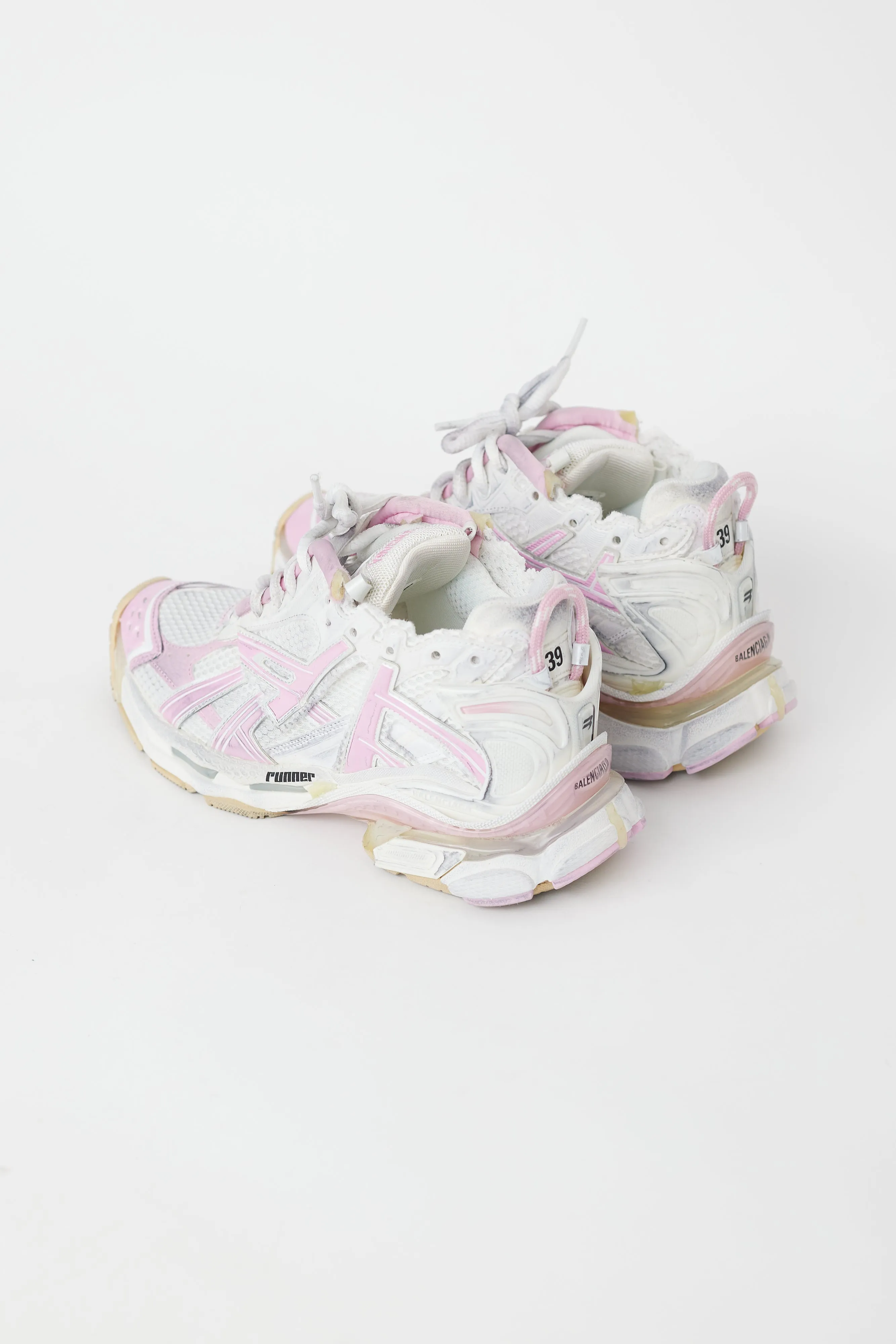 Pink & White Runner Sneaker