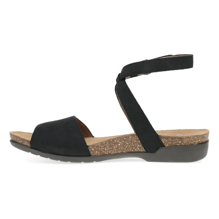Rafferty Ankle Strap Sandal in Black