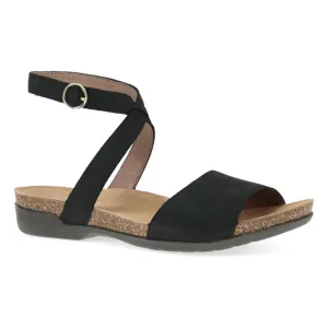 Rafferty Ankle Strap Sandal in Black