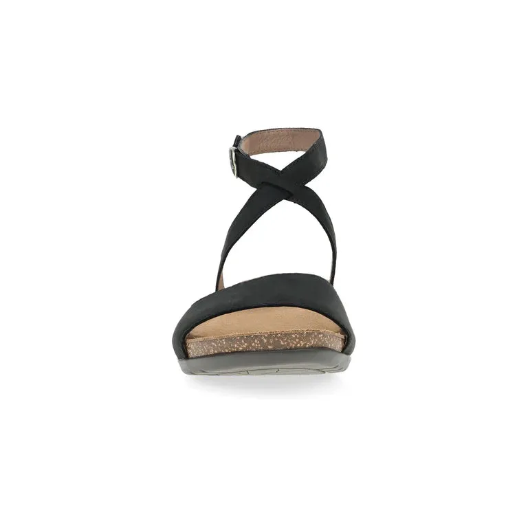 Rafferty Ankle Strap Sandal in Black