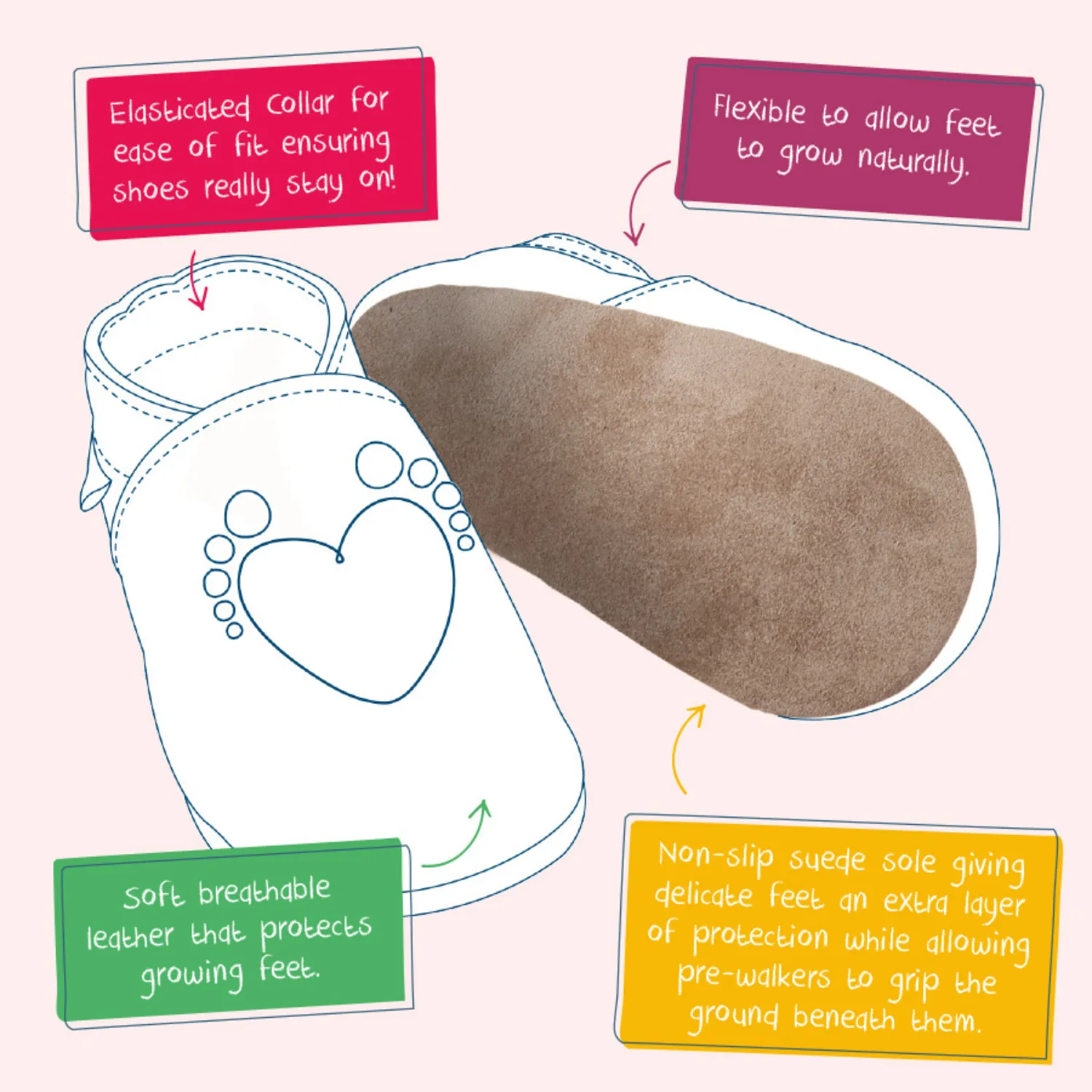 Roar Lion Leather Soft Soles