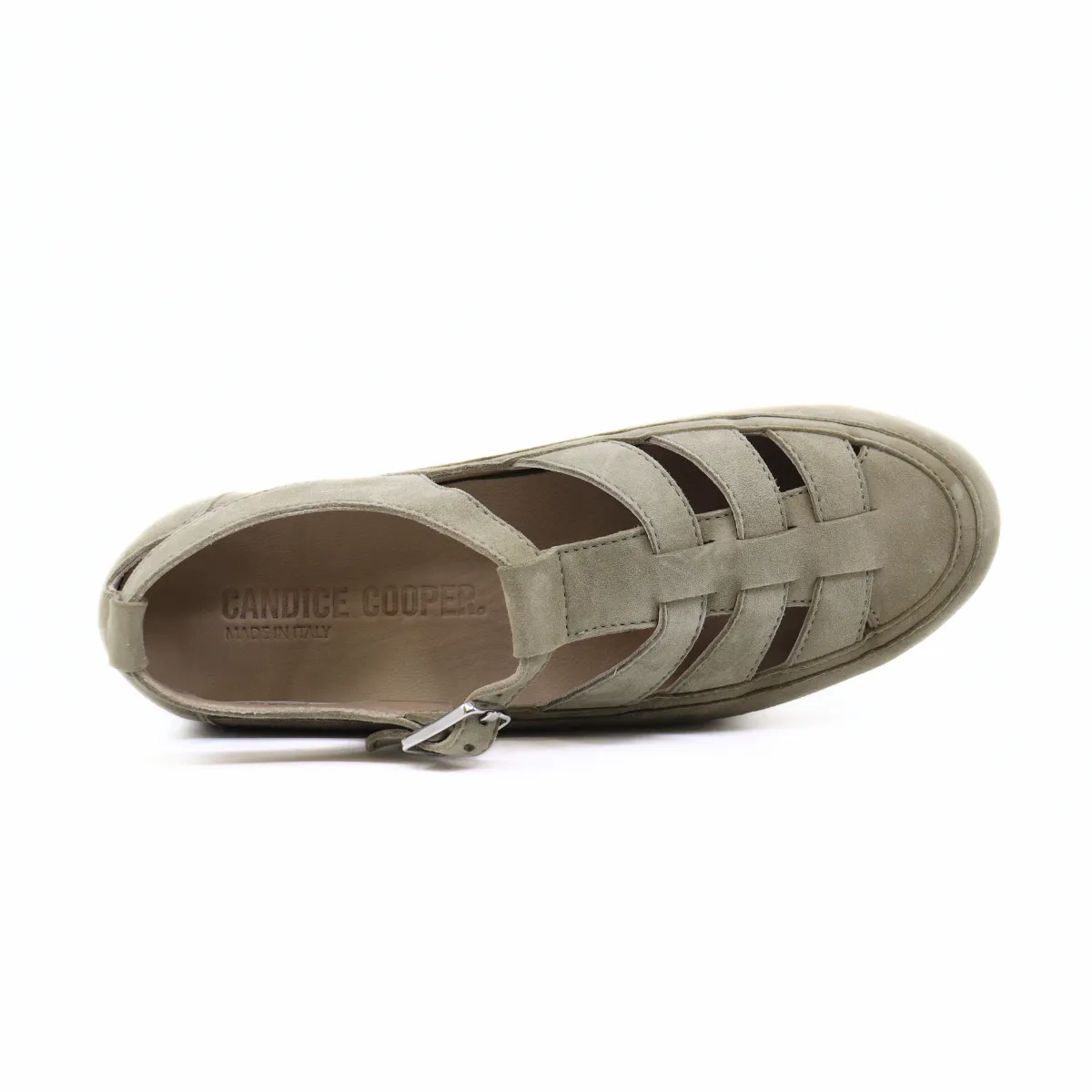 Rock T-Bar Velvet Suede Slate