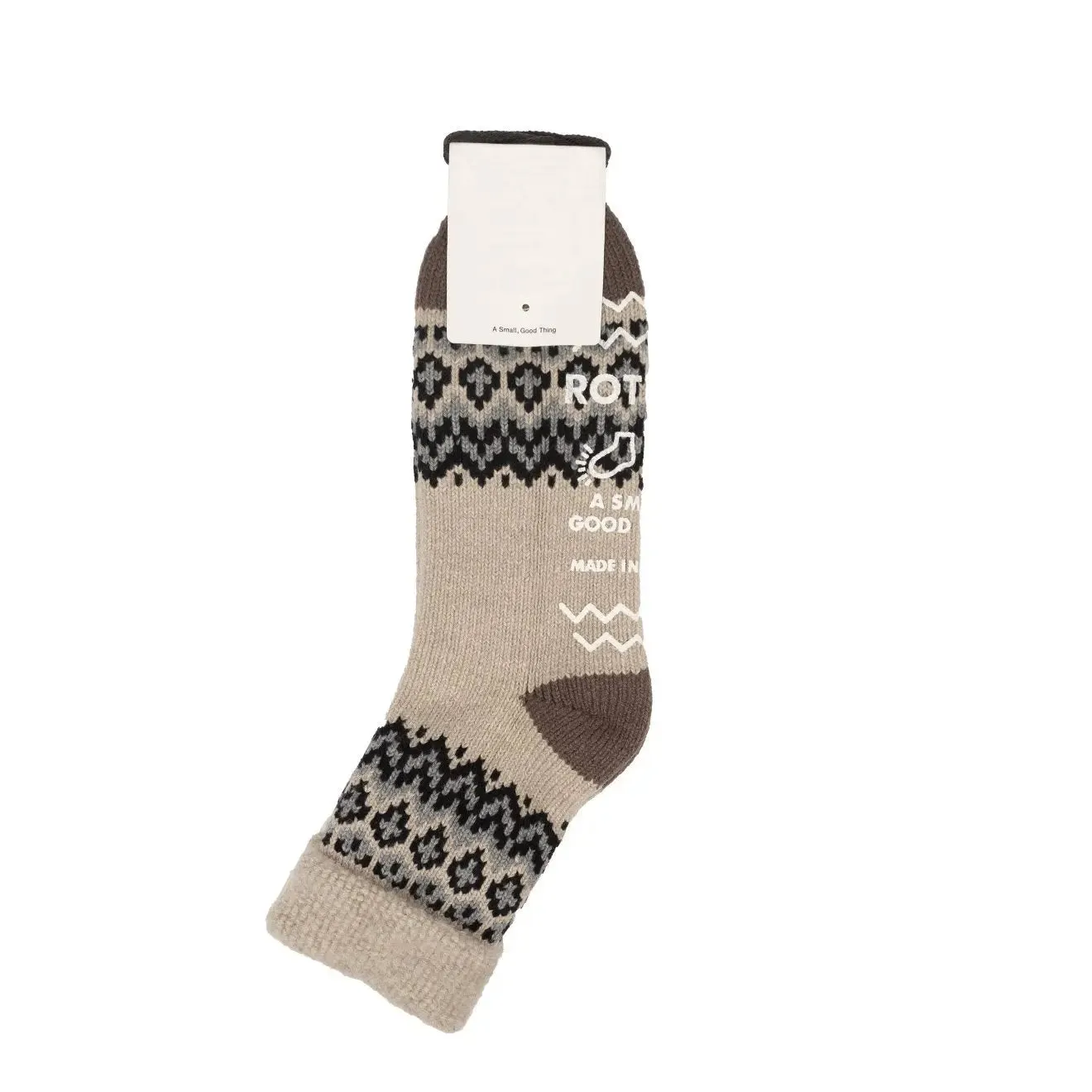 RoToTo Comfy Room Socks Nordic Ivory