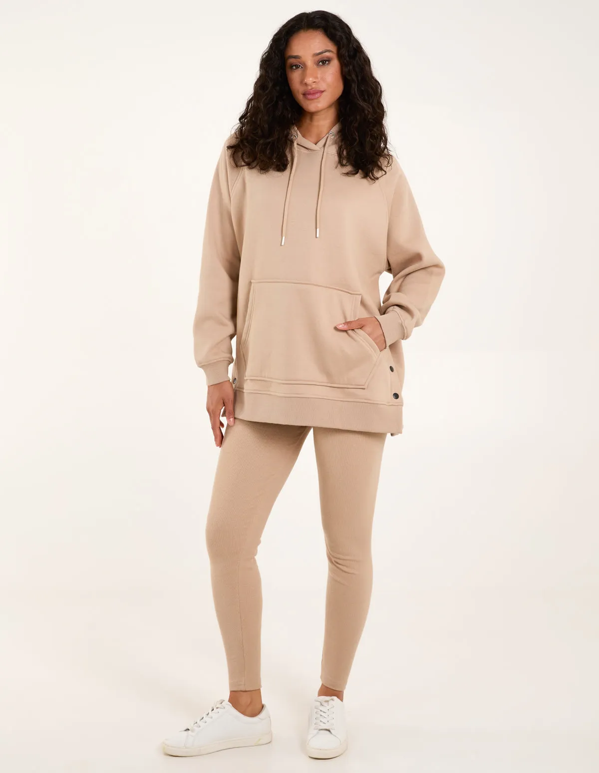 Side Popper Hoodie & Leggings Set