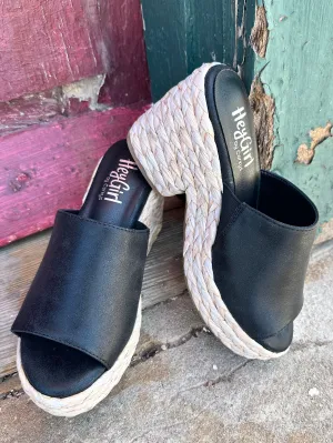 Solstice Black Sandal by Corky's