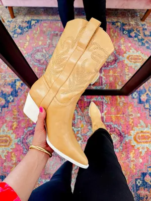 The Sephora- Short Embroidered Boot