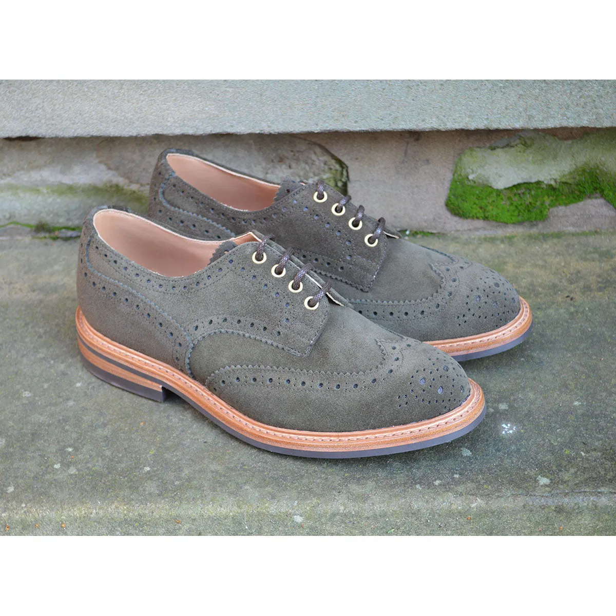 Trickers BOURTON - Earth Reverse Suede