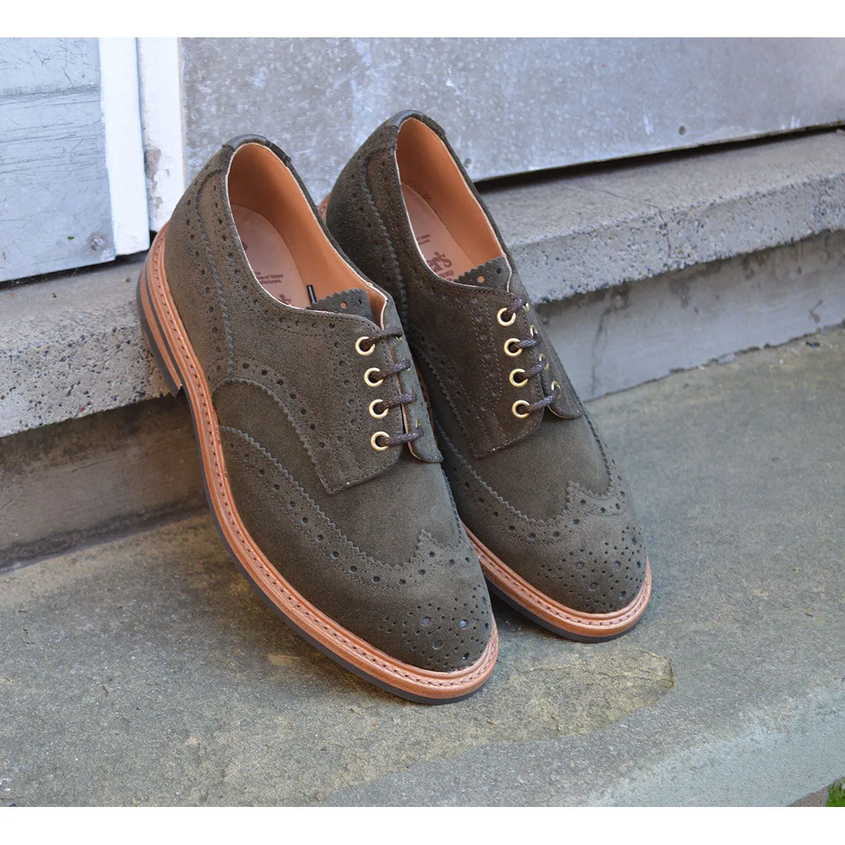 Trickers BOURTON - Earth Reverse Suede