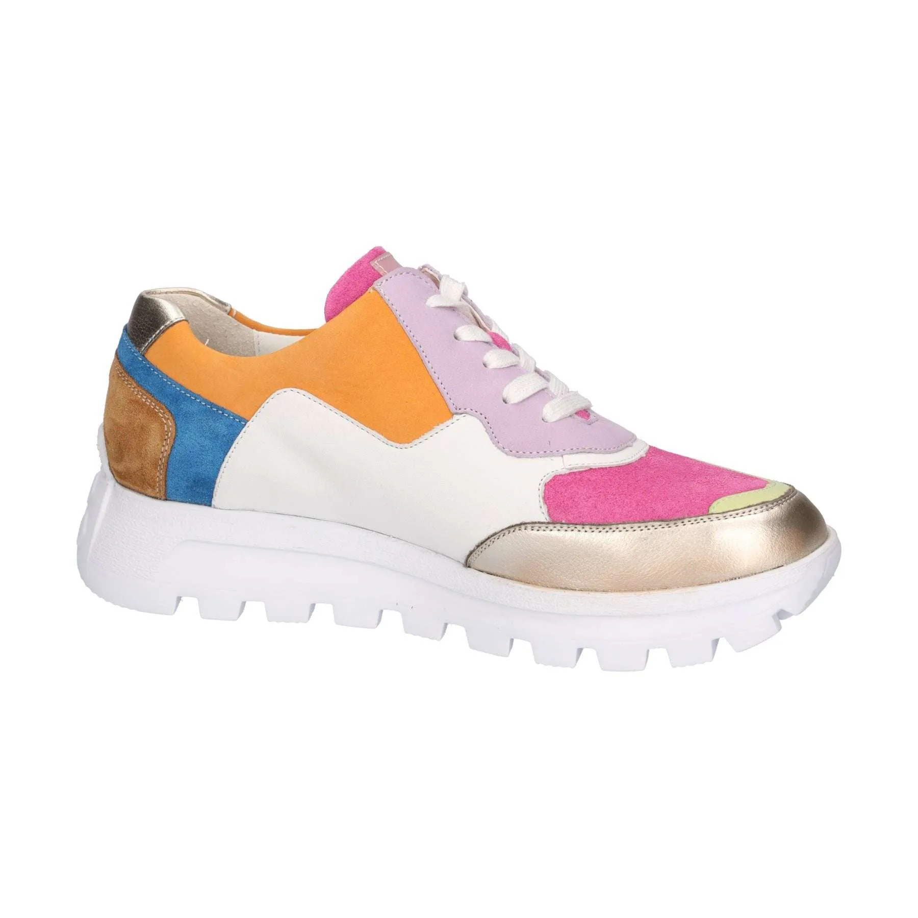 Waldlaufer Wide Fit Mini Wedge Trainer|993004233