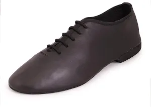 Women's Ajss Suede Sole Jazz Shoes, Black, US 7.5
