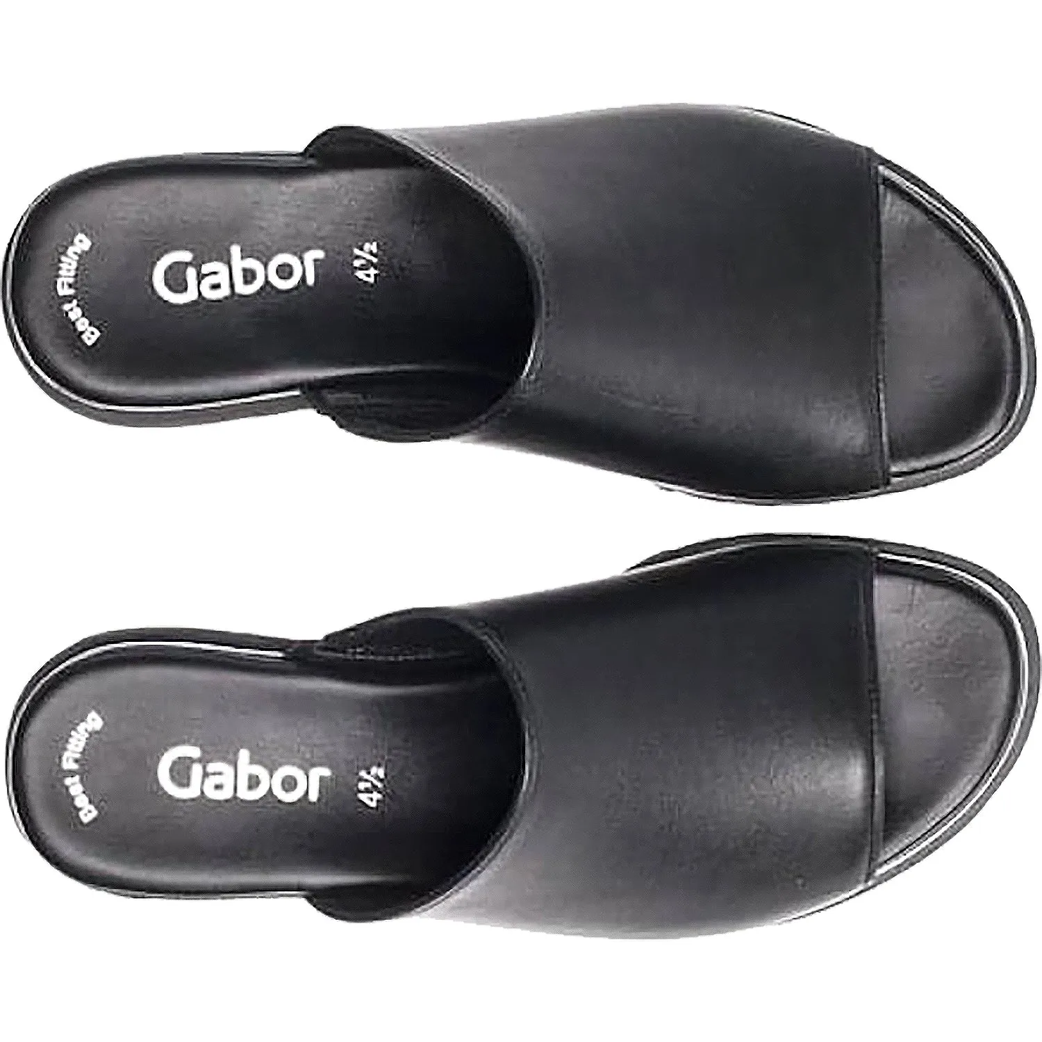 Women's Gabor 84.613.27 Black Leather