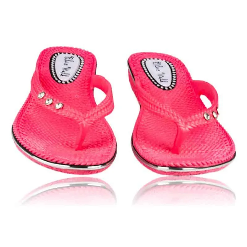 Womens Mule Sandals Pink L