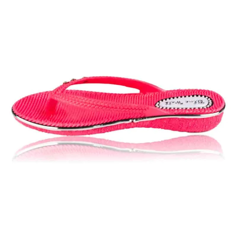 Womens Mule Sandals Pink L