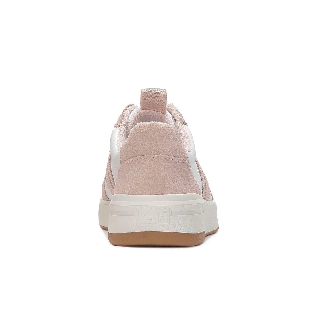 Women's The Court II Leather/Suede Sneaker White/Blush (WH68495-CRTII7680)